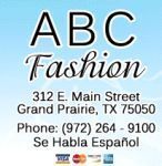 ABC Fashion coupon codes