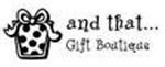 and that gift Coupon Codes & Deals