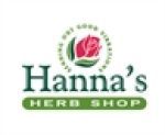Hanna's Herb Shop Coupon Codes & Deals