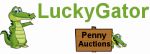 LuckyGator.com Penny Auction coupon codes