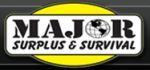 Major Surplus & Survival coupon codes